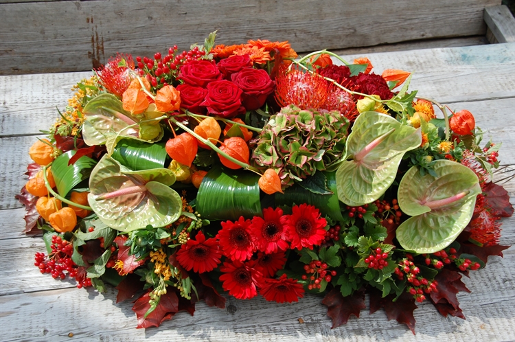 rouw arrangement 25